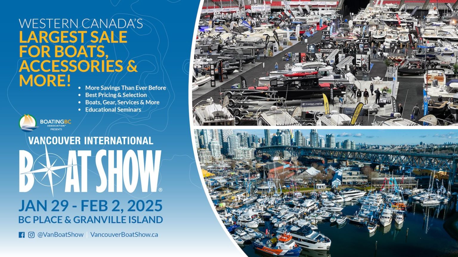 2025 Boat Show Schedule CDory